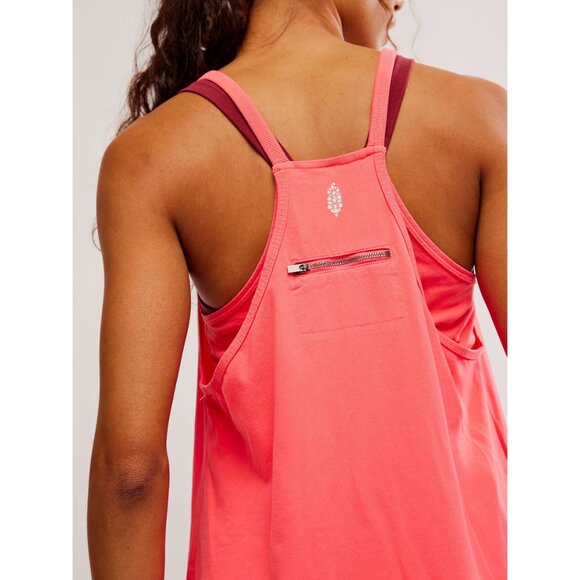 NWT FP MOVEMENT Hot Shot Mini Dress / Electric Sunset - Picture 5 of 7